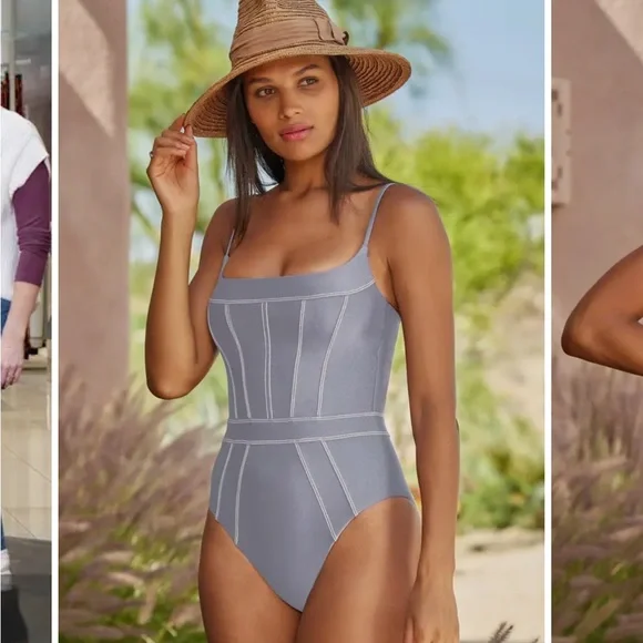 Becca Color Sheen One-Piece Swimsuit - Picture 3 of 10